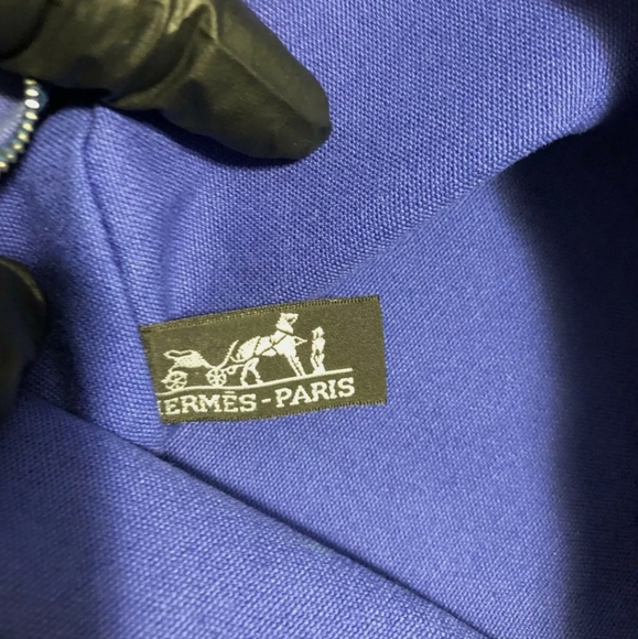 HERMES  BORA BORA MM POUCH CANVAS PURSE BAG - Picture 8 of 12